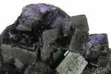 Cubic, Purple Fluorite Crystal Cluster - China #149293-2